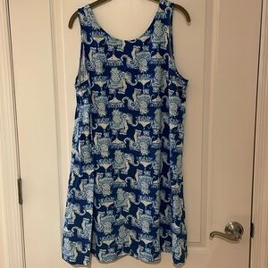 Lilly blue summer dress